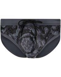 Versace - Short de bain à imprimé baroque - Lyst