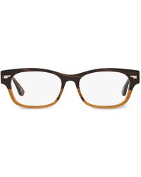 Oliver Peoples - Denton Rectangle Glasses - Lyst
