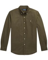 Polo Ralph Lauren - Custom Fit Garment-Dyed Oxford Shirt - Lyst