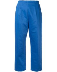 Marni Gekürzte Tapered-Hose - Blau