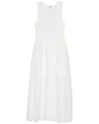 Twinset - Robe Longue À Col V - Lyst