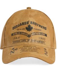 DSquared² - Text-Print Baseball Cap - Lyst