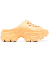 adidas By Stella McCartney - Embossed-Logo Clogs - Lyst