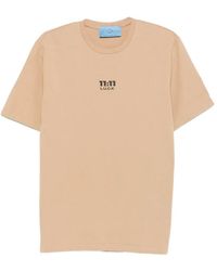 11 11 L.U.C.K. - Logo-Print T-Shirt - Lyst