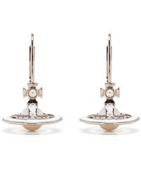 Vivienne Westwood - Pearl-detail Orb-pendant Earrings - Lyst