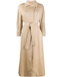 Herno Trench à taille ceinturée - Marron