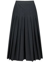 Amomento - Pleated Culotte Trousers - Lyst