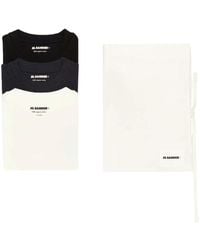 Jil Sander - Logo-Patch T-Shirt (Pack Of Three) - Lyst