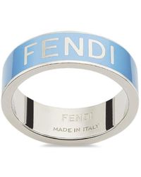 blue fendi ring