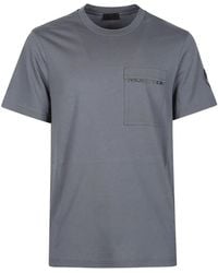 Moncler - Logo-Print Chest-Pocket T-Shirt - Lyst
