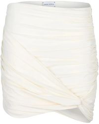 Magda Butrym - Ruched Draped Mini Skirt - Lyst