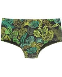 Amir Slama - Leaf Print Swim Briefs - Lyst