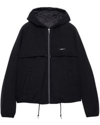 Prada - Hooded Raglan-Sleeve Jacket - Lyst