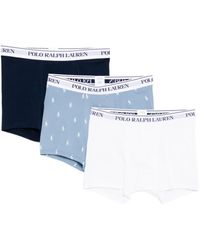 Polo Ralph Lauren - Logo-Waistband Briefs (Set Of Three) - Lyst