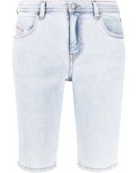 DIESEL - De-Ginny Denim Cycling Shorts - Lyst