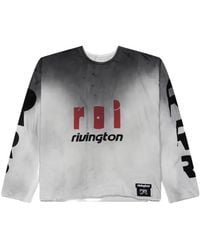 RRR123 - Amor Roi Enemy Gradient-Effect Logo-Print T-Shirt - Lyst