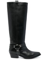 P.A.R.O.S.H. - Stivale Leather Western-boots - Lyst