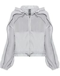 adidas By Stella McCartney - Hooded Piped Jacket - Lyst