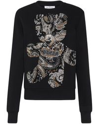 Philipp Plein - Rhinestone-embellished Cotton Sweatshirt - Lyst