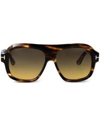 Tom Ford - Round-Frame Sunglasses - Lyst