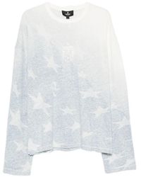 Represent - Usa Star-Print Long-Sleeve Cotton T-Shirt - Lyst