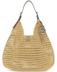 MICHAEL Michael Kors - Logo-Charm Shoulder Bag - Lyst