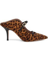 Malone Souliers - Leopard Calf Hair Gala Mules 70 - Lyst