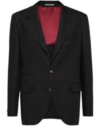 Brunello Cucinelli - Linen Blazer - Lyst