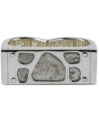 Parts Of 4 - Sterling Diamond Double Ring - Lyst