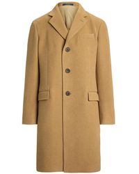 Polo Ralph Lauren - Single-Breasted Notched-Lapels Coat - Lyst