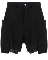 Rick Owens - Stefan Frayed-Hem Cargo Shorts - Lyst