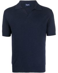 Drumohr - Jersey Short-sleeved Polo Shirt - Lyst