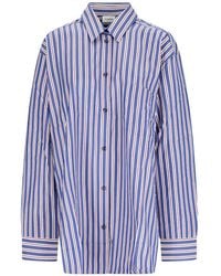 ANDAMANE - Georgiana Gestreepte Oversized Blouse - Lyst