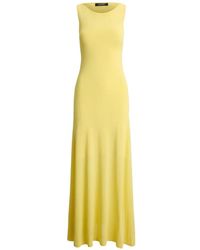 Ralph Lauren - Sleeveless Boat-Neck Maxi Dress - Lyst