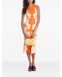 Desigual - Geripptes Kleid Mit Blumenprint - Lyst