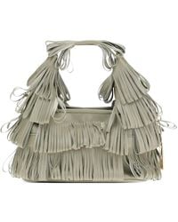 La Milanesa - Sac Cabas Capucine À Franges - Lyst