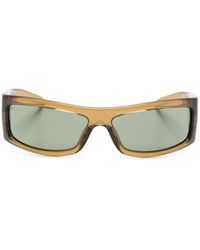 Gucci - Rectangular-frame Tinted Sunglasses - Lyst