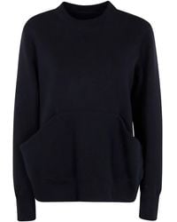 Sacai - Pocket-Detail Crew-Neck Sweater - Lyst