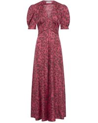 Gabriela Hearst - Larkin フローラル パフスリーブ ドレス - Lyst