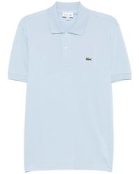 Lacoste - Logo-Patch Piqué Polo Shirt - Lyst