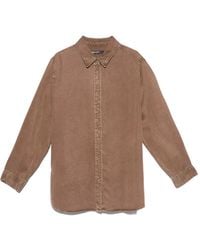 Bimba Y Lola - Washed- Straight Fluid Shirt - Lyst