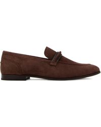 Brunello Cucinelli - Beaded-Embellished Suede Loafers - Lyst