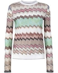 Missoni - Jersey Con Motivo Chevron - Lyst