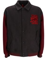 HUGO - Logo-Appliqué Bomber Jacket - Lyst