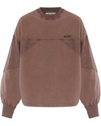 The Attico - Panelled Sweatshirt - Lyst