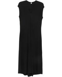 TOTEME - V-Neck Midi Dress - Lyst