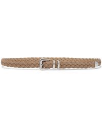 Brunello Cucinelli - Braided Leather Belt - Lyst