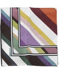 Missoni - Foulard Rayé À Logo Imprimé - Lyst