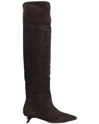 ALEVI - Overknee-Stiefel Mit Spitzer Kappe - Lyst
