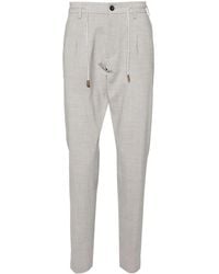 Eleventy - Broek Met Trekkoordtaille - Lyst